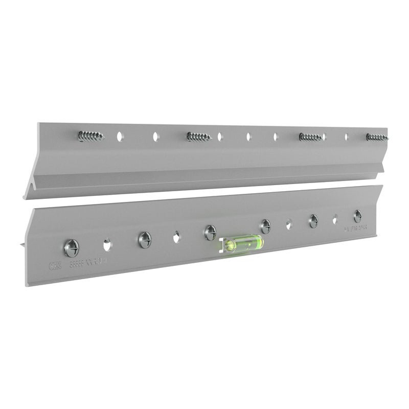 OOK French Cleat, Picture and Mirror Hanger with Hardware, 100lb, Aluminum, 533208 - Image 1